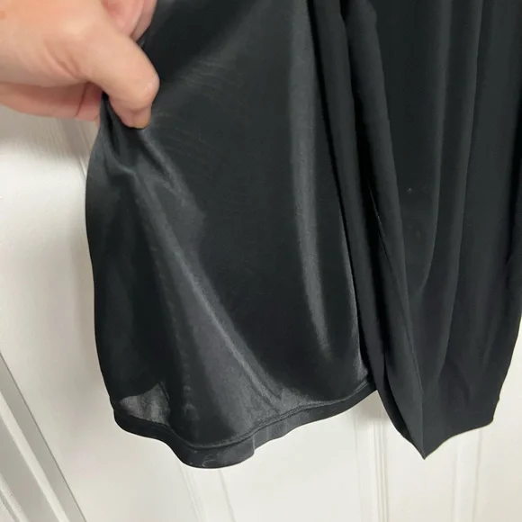 White House Black Market Black Dress with Silver Accents - Picture 4 of 11